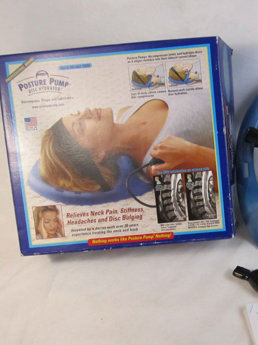 Posture Pump Neck Exerciser - Disc Hydrator - Model 1000